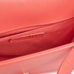 Chanel Old Medium Boy Chevron Lambskin Coral  - Series 27