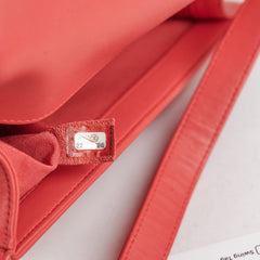 Chanel Old Medium Boy Chevron Lambskin Coral  - Series 27