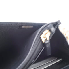 Chanel Boy Wallet on Chain Caviar WOC Black GHW