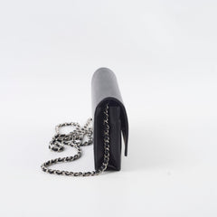 Chanel CC Caviar Black Wallet on Chain SHW
