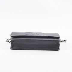 Chanel CC Caviar Black Wallet on Chain SHW