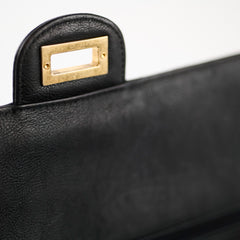 Chanel Reissue 2.66 Chevron Aged Calfskin Black