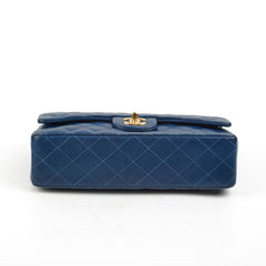 Deal of The Week - Chanel Classic Flap Medium/Large M/L Lambskin Blue - Series 13