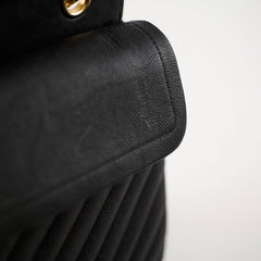 Chanel Reissue 2.66 Chevron Aged Calfskin Black