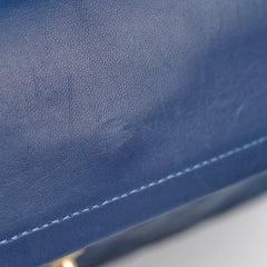 Deal of The Week - Chanel Classic Flap Medium/Large M/L Lambskin Blue - Series 13