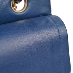 Deal of The Week - Chanel Classic Flap Medium/Large M/L Lambskin Blue - Series 13
