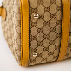 Gucci Boston Monogram Canvas Brown