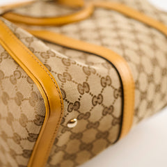 Gucci Boston Monogram Canvas Brown