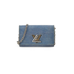Louis Vuitton Blue Twist Epi Wallet On Chain WOC