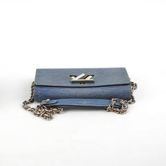 Louis Vuitton Blue Twist Epi Wallet On Chain WOC