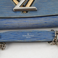 Louis Vuitton Blue Twist Epi Wallet On Chain WOC