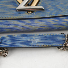Louis Vuitton Blue Twist Epi Wallet On Chain WOC