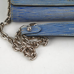 Louis Vuitton Blue Twist Epi Wallet On Chain WOC