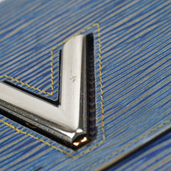 Louis Vuitton Blue Twist Epi Wallet On Chain WOC