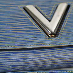 Louis Vuitton Blue Twist Epi Wallet On Chain WOC