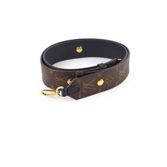 Louis Vuitton Bandouliere Wide Monogram Canvas Brown/Black Leather Reversible Strap
