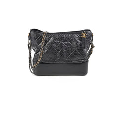 Chanel Large Gabrielle Calfskin Black - Series 24