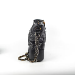 Chanel Large Gabrielle Calfskin Black - Series 24