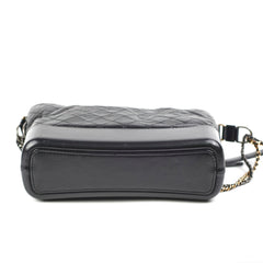 Chanel Large Gabrielle Calfskin Black - Series 24