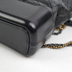 Chanel Large Gabrielle Calfskin Black - Series 24