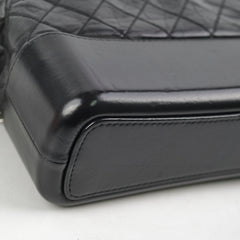 Chanel Large Gabrielle Calfskin Black - Series 24