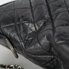 Chanel Large Gabrielle Calfskin Black - Series 24