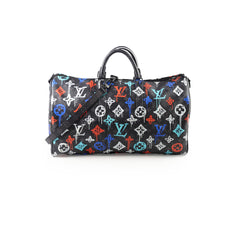 Louis Vuitton Keepall Bandouliere 50 Graffiti Multicolour travel bag