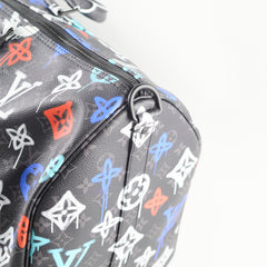 Louis Vuitton Keepall Bandouliere 50 Graffiti Multicolour travel bag