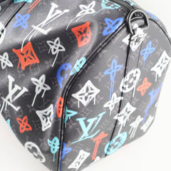 Louis Vuitton Keepall Bandouliere 50 Graffiti Multicolour travel bag