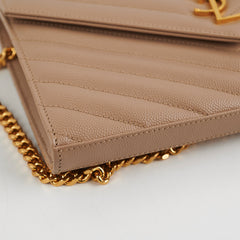 Saint Laurent Envelope Medium Beige