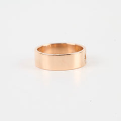 Hermes H'Ancre Diamond Ring Rose Gold Size 50