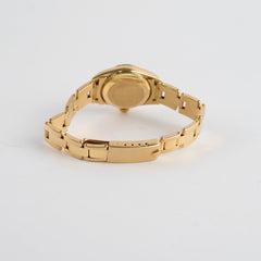 Rolex 26cm Oyster Perpetual 18k Yellow Gold Watch with Diamonds