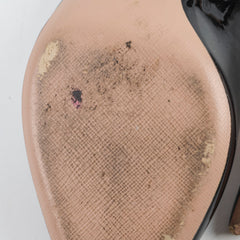 Prada Patent Sling Backs Black Size 36