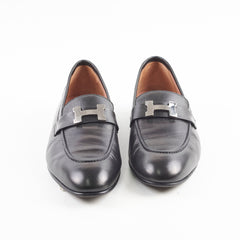 Hermes Paris Loafers Black Size 41