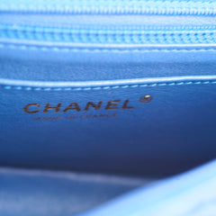 Chanel Mini Rectangular Blue LGHW