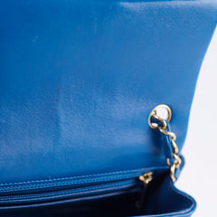 Chanel Mini Rectangular Blue LGHW