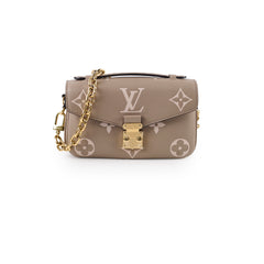 Louis Vuitton Pochette Metis East West Empreinte Tourterelle/Creme