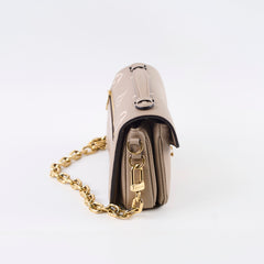 Louis Vuitton Pochette Metis East West Empreinte Tourterelle/Creme