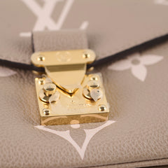 Louis Vuitton Pochette Metis East West Empreinte Tourterelle/Creme