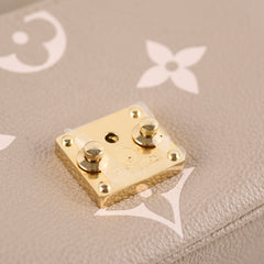 Louis Vuitton Pochette Metis East West Empreinte Tourterelle/Creme
