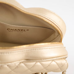 Chanel Gold Heart Crossbody Bag