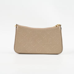 Louis Vuitton Easy Pouch On Strap Empriente Beige