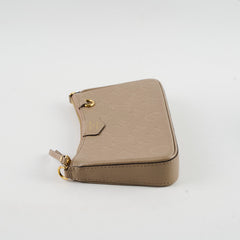 Louis Vuitton Easy Pouch On Strap Empriente Beige