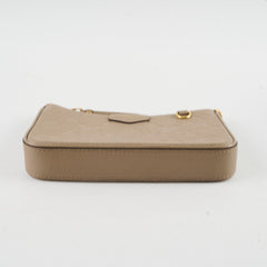 Louis Vuitton Easy Pouch On Strap Empriente Beige
