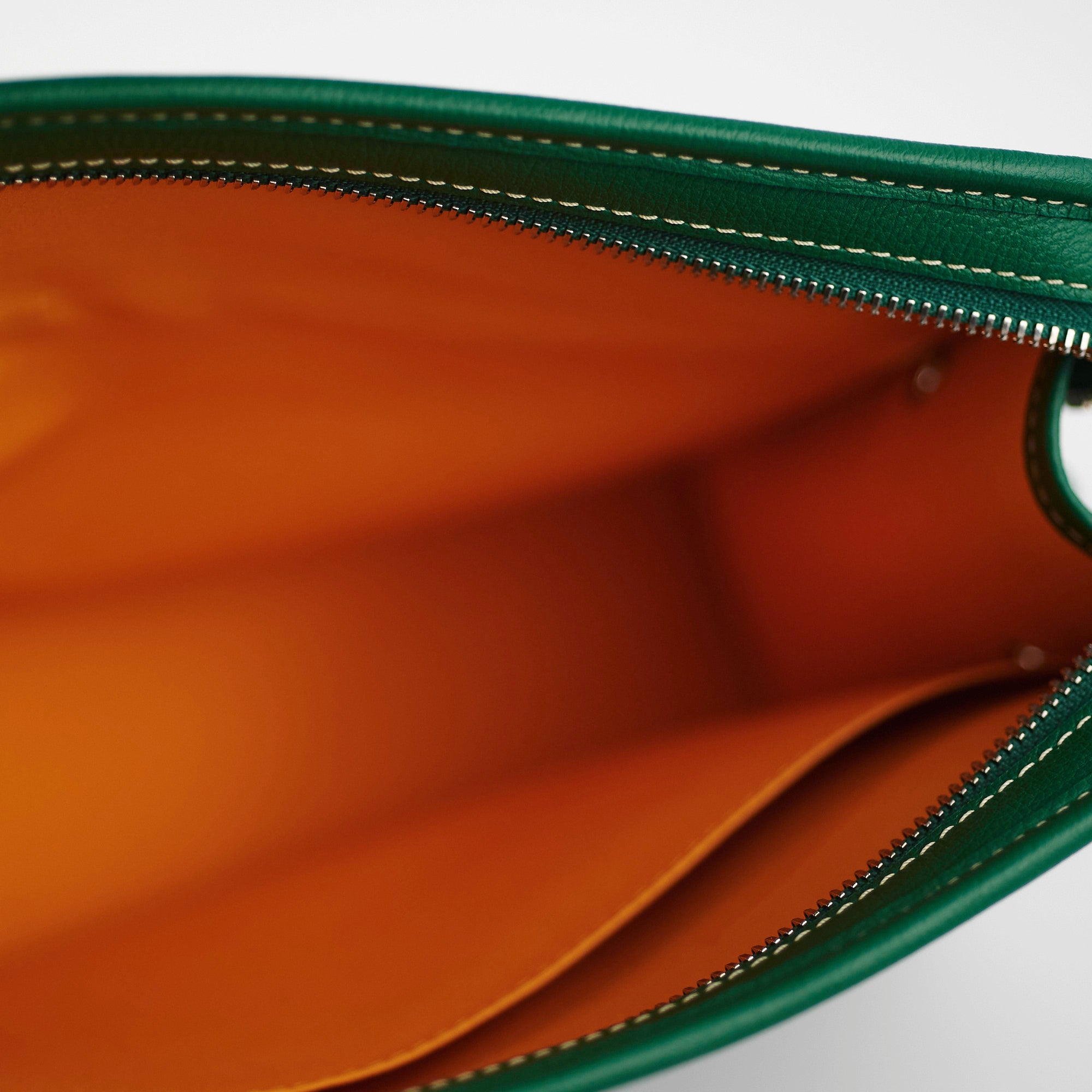 Jouvence cloth clutch bag Goyard Green in Cloth - 34825239