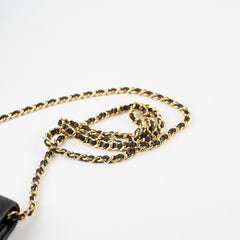 Chanel Caviar Wallet on Chain WOC Black