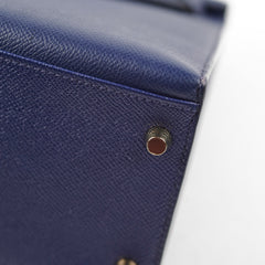 Hermes Kelly 32 Epsom Bleu Saphir - X Stamp