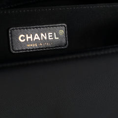Chanel Caviar Old Medium Boy Bag Black 30 Series