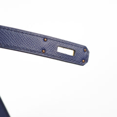 Hermes Kelly 32 Epsom Bleu Saphir - X Stamp