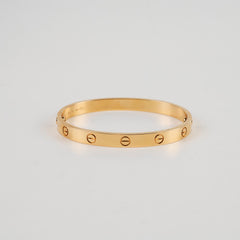 Cartier Love Bracelet Classic Pink Gold Size 17